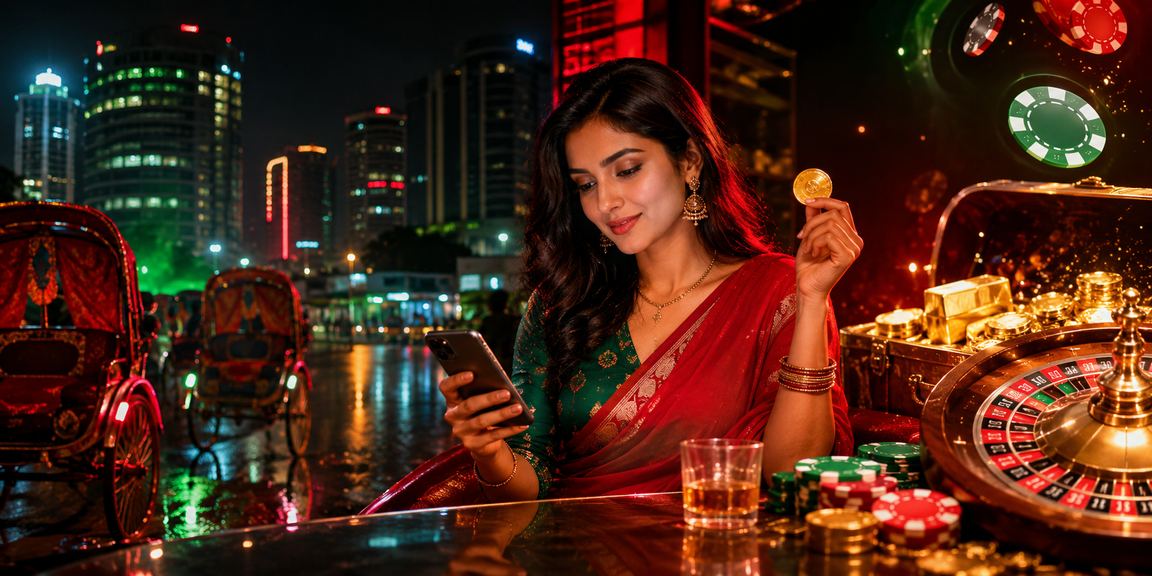 ঢাকায় মোবাইলে ace61 লটারি খেলার দৃশ্য