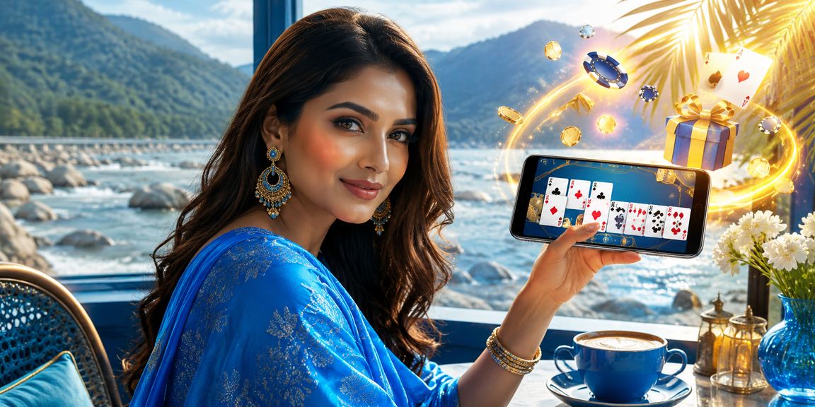 সিলেটে ace61 রামি গেমে বোনাস ব্যবহার করছেন একজন গেমার